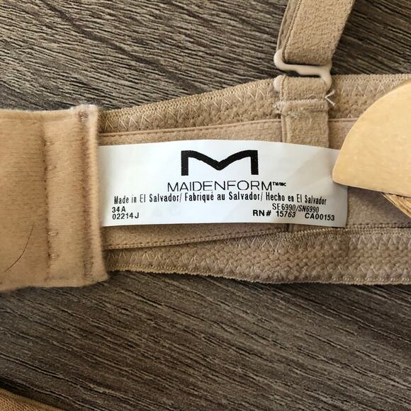 Maidenform Bra The Pick Me Up size 34A NWT - Picture 3 of 8